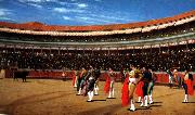 Jean Leon Gerome Plaza de Toros  : The Entry of the Bull Germany oil painting reproduction